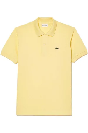 Lacoste Textil Classic Fit Polo Shirt Pastel Yellow