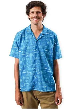 Brava Fabrics Textil BTTF Aloha Shirt - Navy