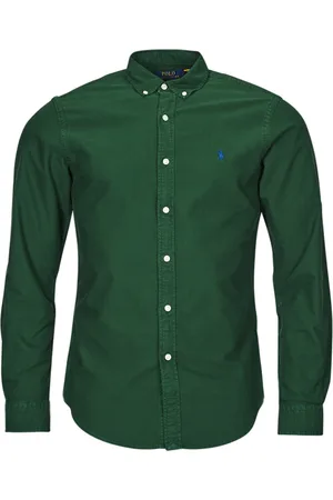 Ralph Lauren Textil CHEMISE AJUSTEE SLIM FIT EN OXFORD LEGER