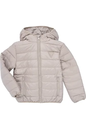 Guess Textil HOODED LS PADDED PUFFER W ZIP