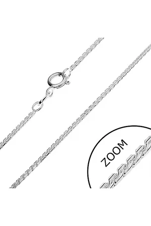 Šperky Eshop Stříbrný řetízek 925 - linie zaoblených esíček, 1,3 mm