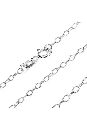 Šperky Eshop Řetízek ze stříbra 925 - tenká oválná očka, 2,6 mm