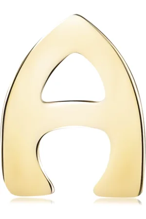 Šperky Eshop Přívěsek ze žlutého 14K zlata, tiskací písmeno A, zrcadlově lesklé