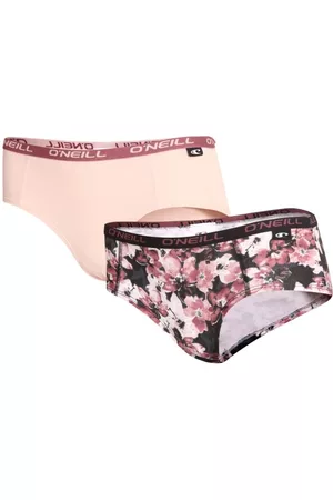 O'Neill HIPSTER FLORAL & PLAIN 2-PACK Dámské kalhotky, , velikost XL