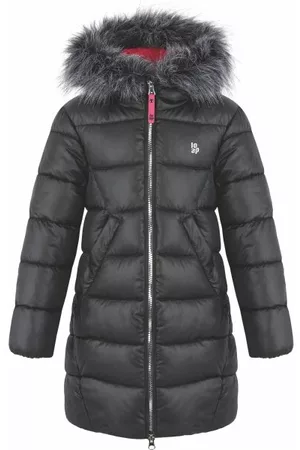LOAP Dívky Kabáty - INTIMOSS Dívčí zimní kabát, černá, velikost 112-116