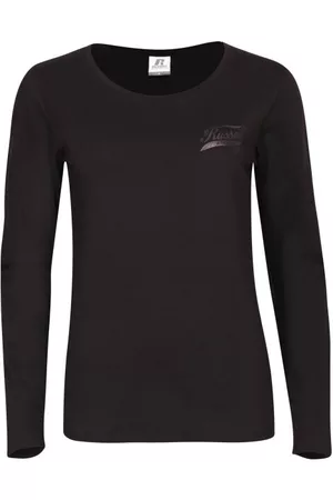 Russell Athletic Ženy S dlouhým rukávem - LONG SLEEVE TEE SHIRT Dámské tričko, černá, velikost L