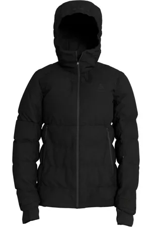 Odlo W SKI COCOON S-THERMIC INSULATED JACKET Dámská lyžařská bunda, černá, velikost M