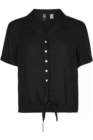 O'Neill CALI WOVEN SHIRT Dámská košile s krátkým rukávem, černá, velikost S