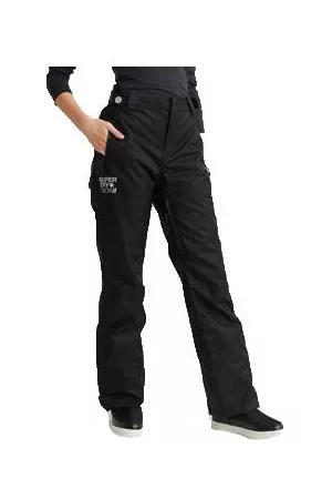 Superdry Ženy Lyžařská kombinéza - SD SKI RUN PANT Dámské lyžařské kalhoty, černá, velikost 14