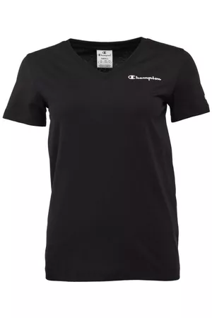 Champion Ženy Trička - V-NECK T-SHIRT Dámské tričko, černá, velikost L
