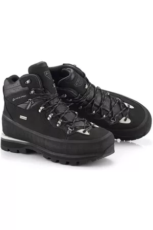 Alpine Pohorky - PRAGE Unisex outdoorová obuv, černá, velikost 38