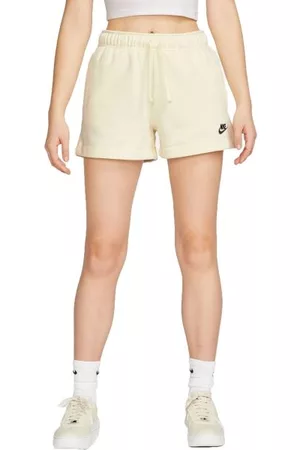 Nike Ženy Šortky - NSW CLUB FLC MR SHORT Dámské šortky, žlutá, velikost L
