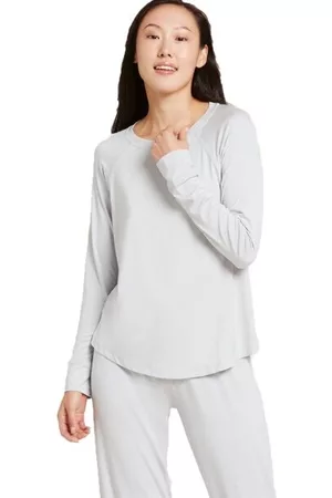Boody Ženy Tílka - GOODNIGHT RAGLAN SLEEP TOP Dámské pyžamové tričko, šedá, velikost L