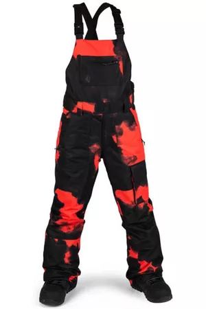 Volcom Kalhoty - BARKLEY BIB OVERALL Dětské lyžařské kalhoty, černá, velikost M