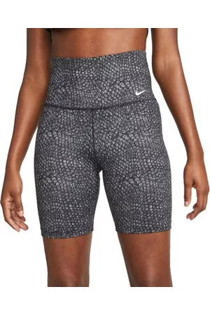 Nike Ženy Kraťasy - ONE HR 7IN SHORT AOP Dámské šortky, černá, velikost M