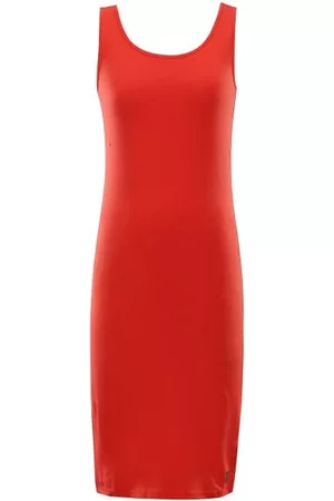 NAX Ženy Šaty - BREWA Dámské šaty, červená, velikost L