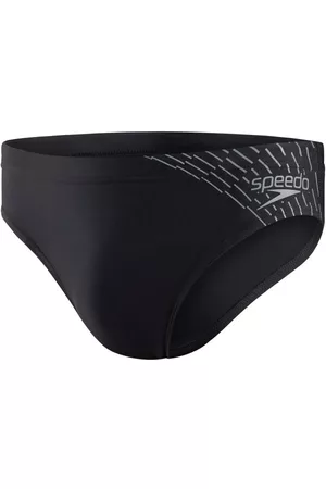 Speedo Muži Šortky - MEDLEY LOGO 7CM BRIEF Pánské plavky, černá, velikost 32