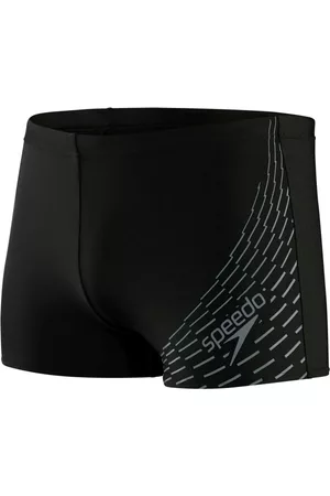 Speedo Muži Šortky - MEDLEY LOGO AQUASHORT Pánské plavky, černá, velikost 32