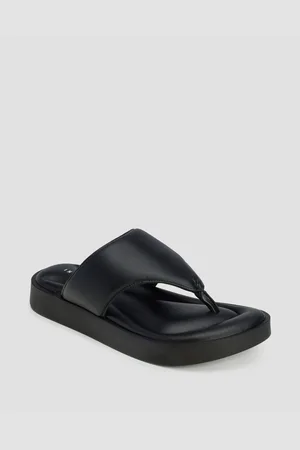 INUIKII Černé Dámské žabky Padded Toe