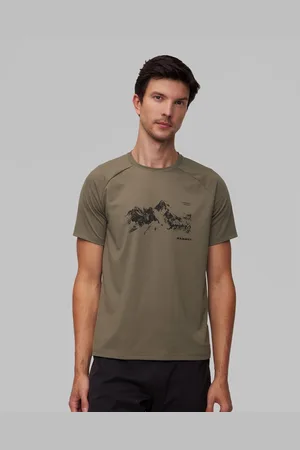 Mammut Pánské Khaki Tričko Mountain Gasherbrum Ii