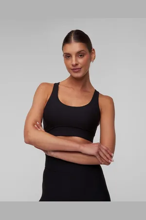 The Upside Černá Sportovní Podprsenka Peached Jade Bra