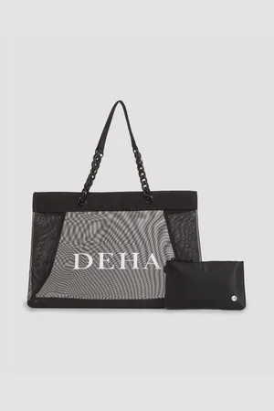 Deha Černá Dámská Kabelka Ze Síťoviny Mesh Shopper