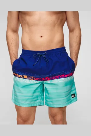 Quiksilver Modré Pánské Koupací šortky Everyday Wordblock Volley 17