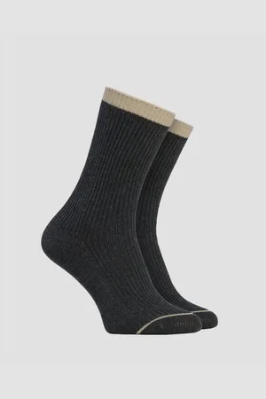 Varley Dámské Kašmírové Ponožky Kerry Plush Roll Top Sock V Šedé Barvě