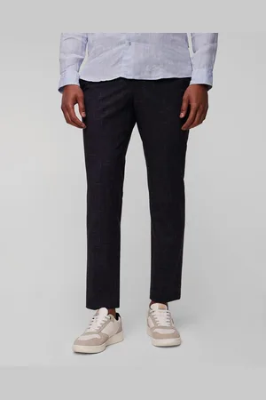 HUGO BOSS Pánské Tmavě Modré Kalhoty Hugo H-genius-242