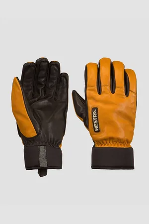 Hestra Pánské Pětiprsté Lyžařské Rukavice Army Leather Wool Terry
