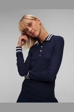 Ralph Lauren Tmavě Modrá Dámská Polokošile S Dlouhým Rukávem Ralph Lauren Rlx Golf