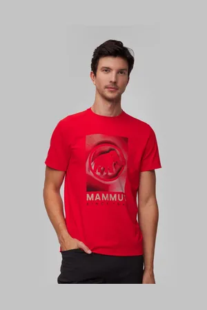 Mammut Pánské Tričko Trovat V Červené Barvě
