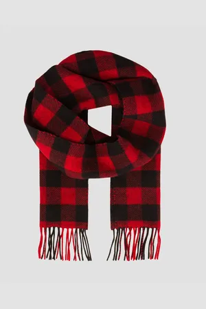 Woolrich Vlněná šála Unisex Woolen Buffalo Scarf