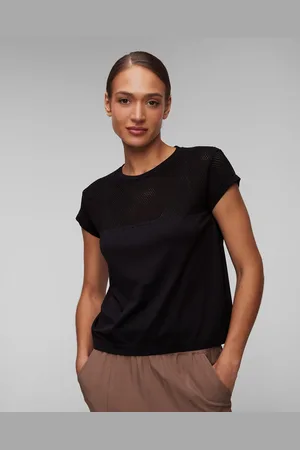 Varley Dámské černé Tričko Calloway Boxy Tee