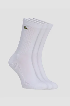 Lacoste Bílé Ponožky Ra4182 3-pack