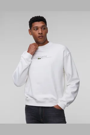 Lacoste Pánská Mikina Sh3878 V Bílé Barvě