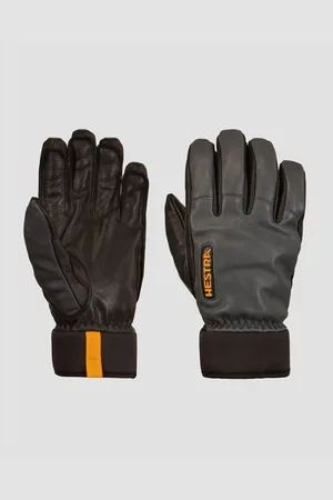 Hestra Pánské Pětiprsté Lyžařské Rukavice Army Leather Wool Terry