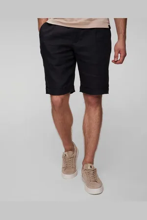 Gran Sasso Lněné Bermudy