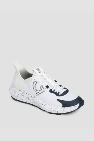 G/FORE Pánské Golfové Boty Specks & Stripes Mg4x2 Hybrid Golf Cross Trainer V Bílém A Tmavě Modrém Barevném Odstínu