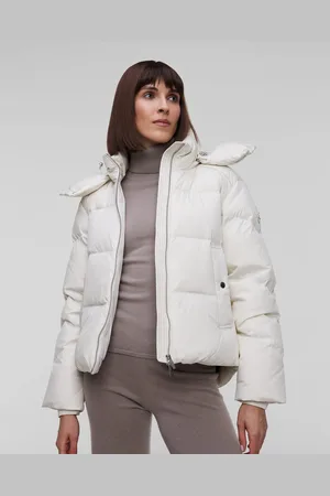 Woolrich Dámská Bunda Alsea Short Down Puffer Jacket V Bílé Barvě