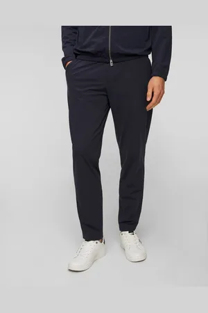 HUGO BOSS Tmavě Modré Pánské Kalhoty Hugo P-genius