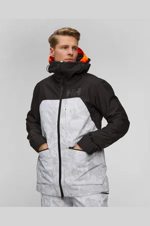 Helly Hansen Pánská Lyžařská Bunda Straightline Lifaloft 2.0 V Černobílém Barevném Provedení