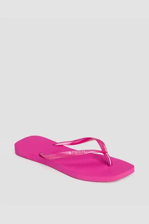 Havaianas Dámské žabky Square V Růžové Barvě