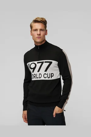 We Norwegians Černý Pánský Vlněný Svetr Worldcup