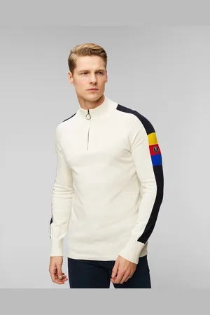 We Norwegians Bílý Pánský Rolák Na Zip Varden