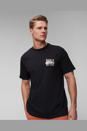 Quiksilver Černé Pánské Tričko Hurricane Or Hippie Moe