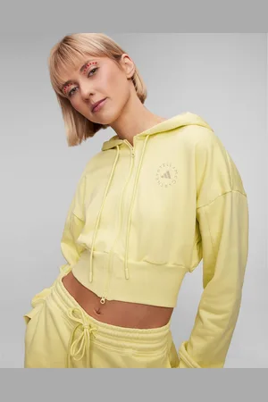 adidas Žlutá Dámská Mikina S Kapucou Asmc Crop Hoodie