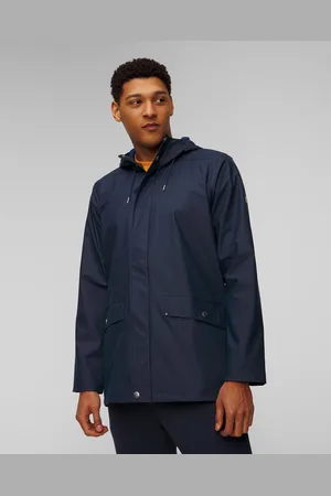 Helly Hansen Tmavě Modrý Pánský Kabát Moss Rain Coat