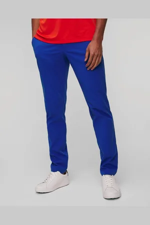 J Lindeberg Modré Pánské Kalhoty J.lindeberg Vent Pant