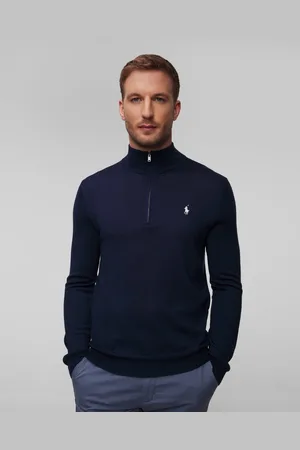 Ralph Lauren Tmavě Modrý Pánský Vlněný Svetr